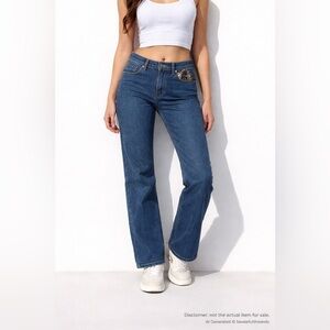 Miss Cocoa Junior 13/14 Blue Stretch Jeans Fits Women’s M Y2K